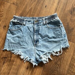 ▫️Vtg L.L. Bean High Waisted Jean Short Cut Offs